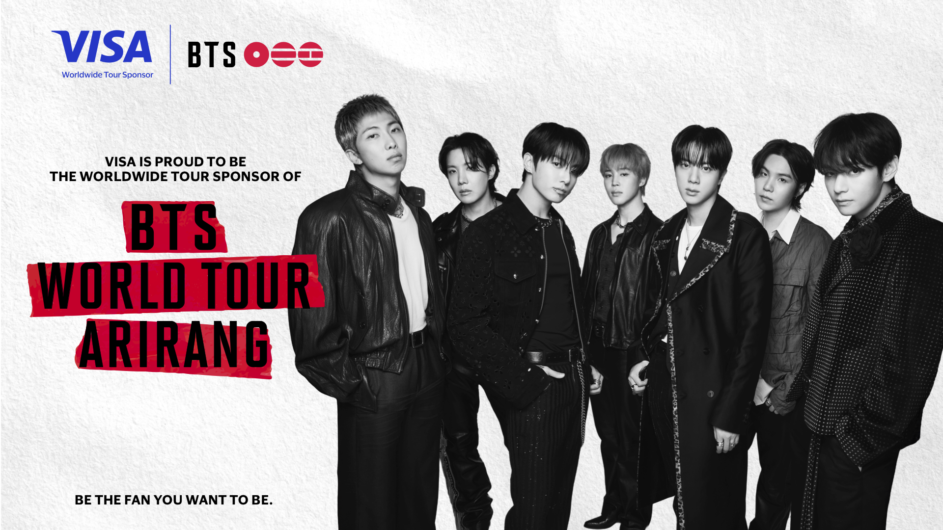 วีซ่า ผนึก K‑pop ระดับโลก ร่วมเป็นผู้สนับสนุนทัวร์ “BTS WORLD TOUR ‘ARIRANG’”